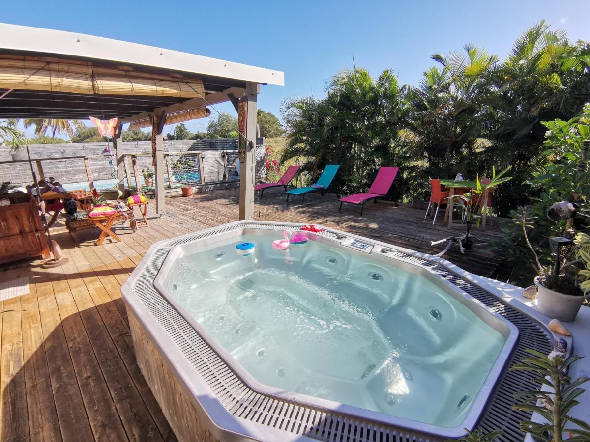 Bungalow La Perle - Jacuzzi - Piscine Saint-Francois  Exterior foto