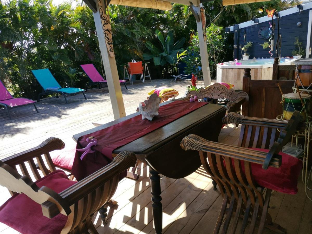 Bungalow La Perle - Jacuzzi - Piscine Saint-Francois  Exterior foto