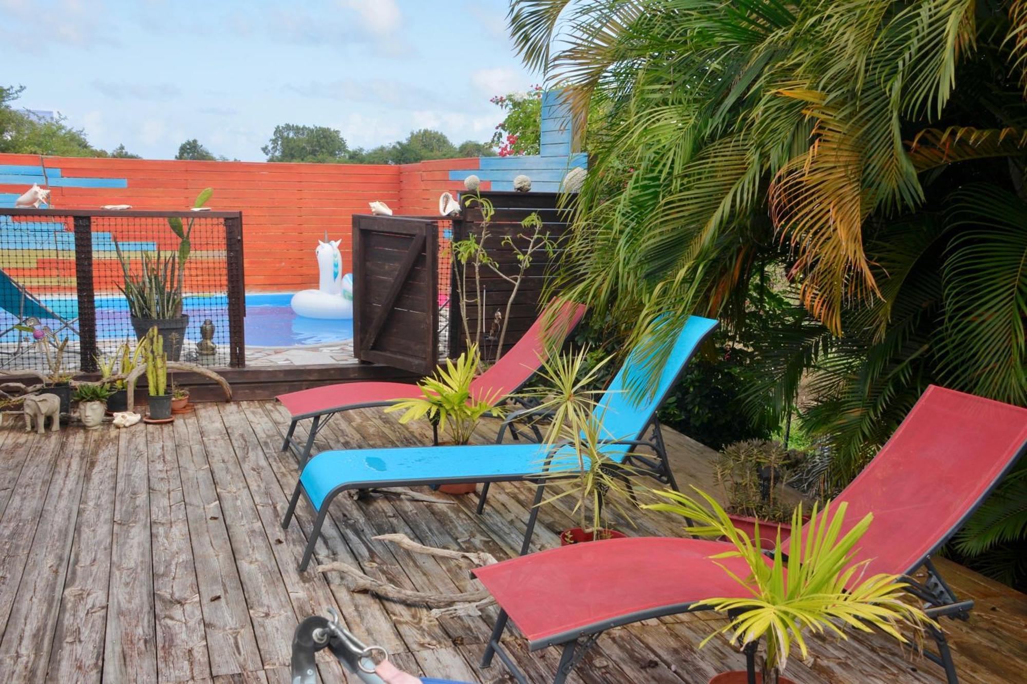 Bungalow La Perle - Jacuzzi - Piscine Saint-Francois  Exterior foto